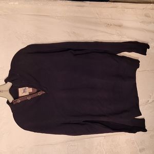 Refectory pullover black sweater